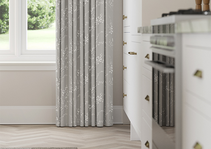 Laura Ashley Pussy Willow, Steel - Made to Measure Curtains - Image 5